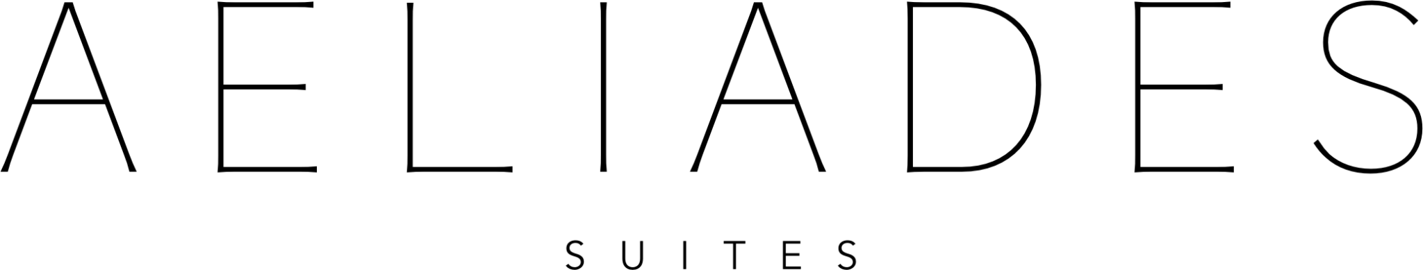 Aeliades Suites Text Logo