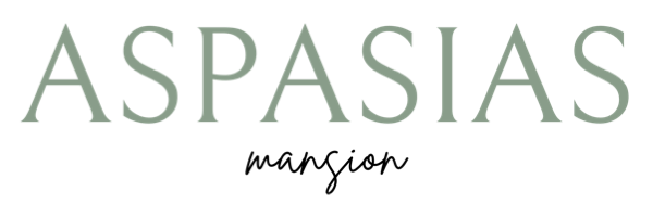 Aspasia's Mansion Text Logo